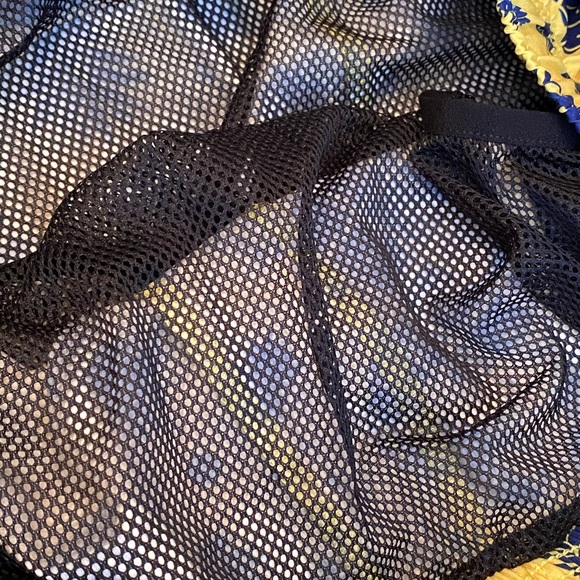 HOdo Yellow Swim-trunks with Blue Pineapples Sz L - Picture 6 of 6